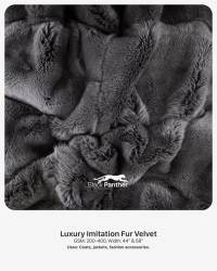 Luxury Imitation Fur Velvet Fabric 200-400 GSM | 44” & 58” Width | Coats, Jackets & Accessories  in Surat